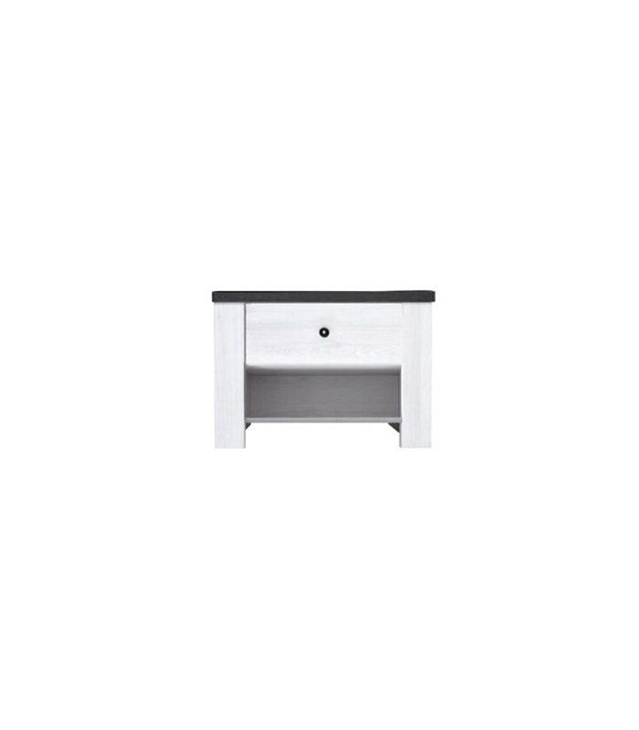 ΚΟΜΟΔΙΝΟ ΜΕ ΣΥΡΤΑΡΙ 60/49/42cm STOCKHOLM 013 SNOW ASH / STAINED OAK ΜΕΛΑΜΙΝΗ (ΠΕΡΙΛΑΜΒΑΝΕΤΑΙ ΟΔΗΓΟΣ ΣΥΝΑΡΜΟΛΟΓΗΣΗΣ)