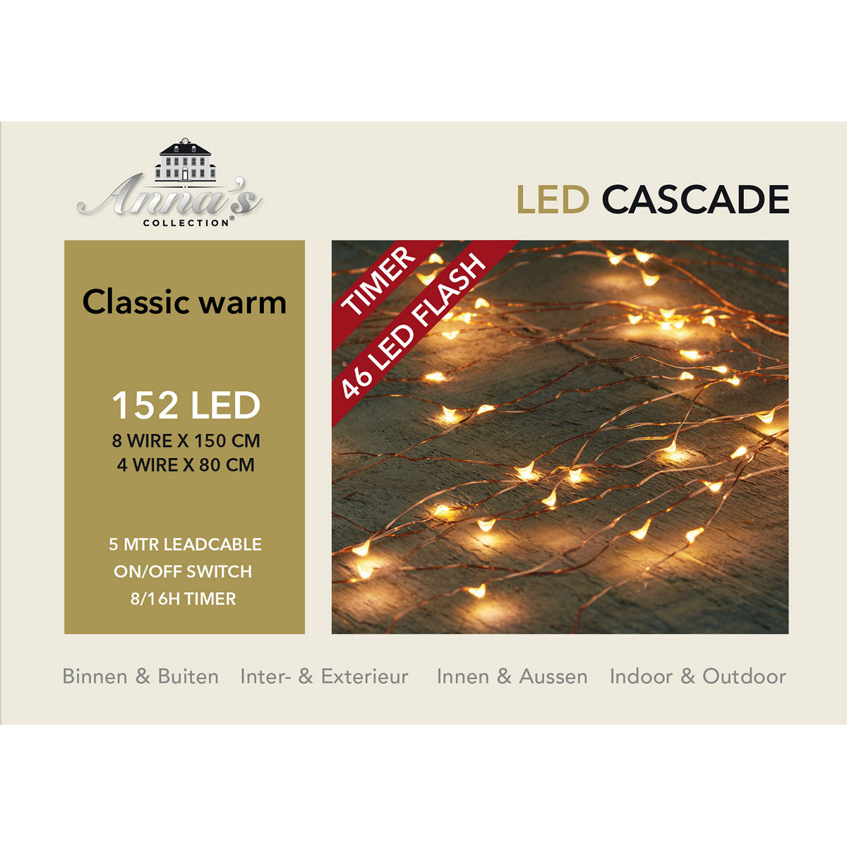 ΦΩΤΑΚΙΑ 152LED FLASH ΣΕ 8 ΣΥΡΜ. ΧΑΛΚΟΥ