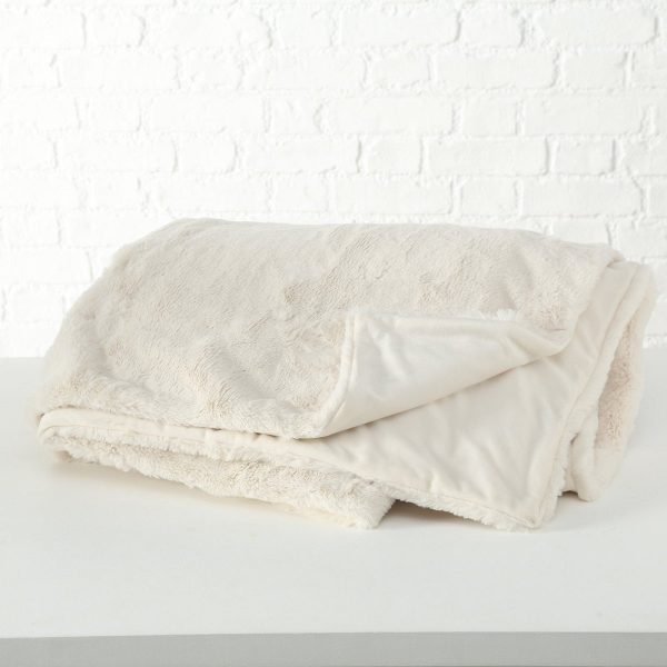 ΚΟΥΒΕΡΤΑ/ΡΙΧΤΑΡΙ ΚΡΕΜ Storan 200x150cm 100%polyester 30° machine wash