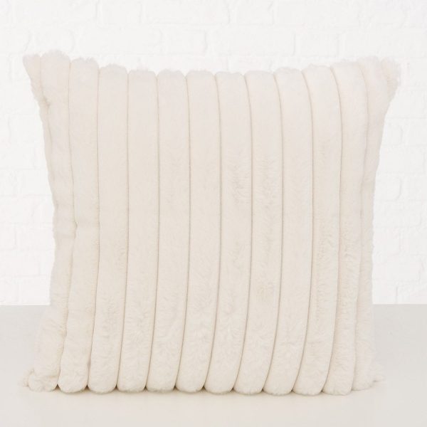 ΜΑΞΙΛΑΡΙ ΓΟΥΝΑ Lucille ΛΕΥΚΟ 45Χ45Χ16cm Polyester 100%