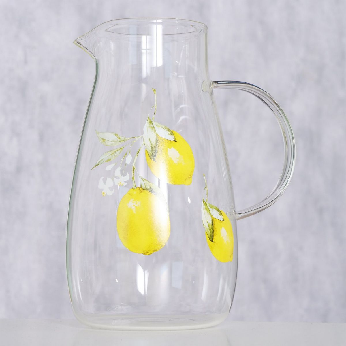 ΚΑΝΑΤΑ ΛΕΜΟΝΙΑ H 12cm D 12cm Capri 1.500ml Dishwasher proof 17Χ12Χ21cm ΔΙΑΦΑΝΕΣ ΓΥΑΛΙ