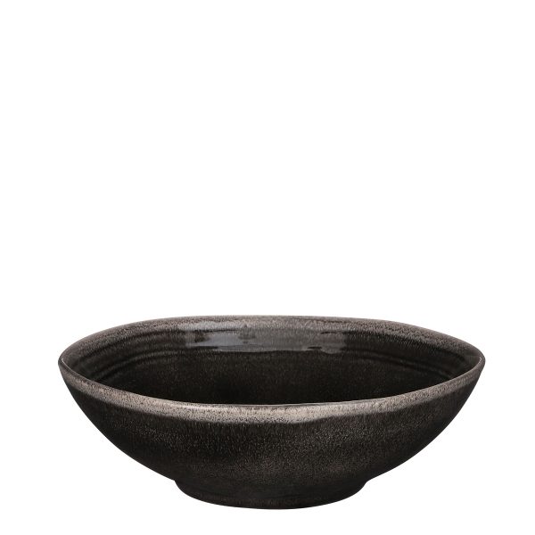 ΜΠΟΛ/ΣΑΛΑΤΙΕΡΑ Tabo ΜΑΥΡΟ- h7,5 d23,5cm ΚΕΡΑΜΙΚΟ