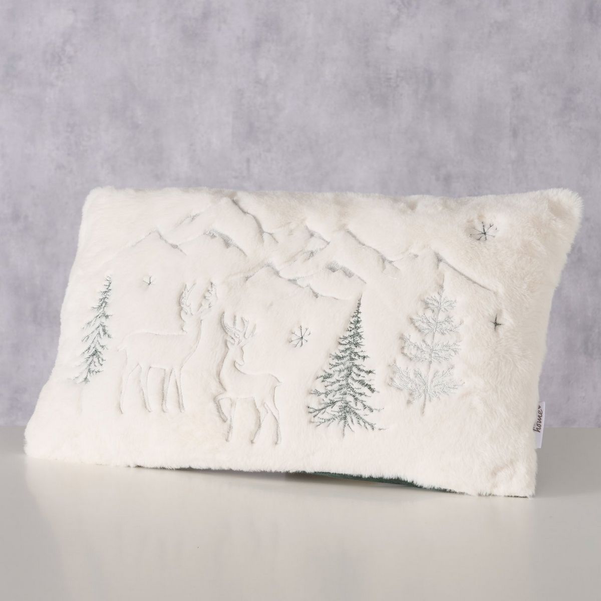 ΜΑΞΙΛΑΡΙ Snowkiss L50ΧW30ΧH10cm ΣΧΕΔΙΟ ΔΑΣΟΣ ΓΟΥΝΑ ΙΒΟΥΑΡ ΑΝΑΓΛΥΦΟ ΜΕ ΦΕΡΜΟΥΑΡ