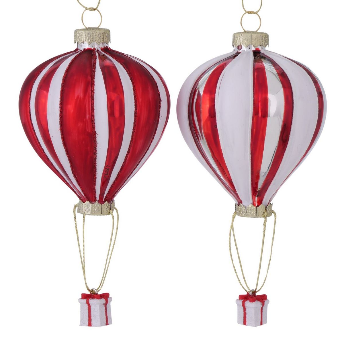 ΜΠΑΛΑ ΑΕΡΟΣΤΑΤΟ 2/ASS Ballon D8cm H15cm ΓΥΑΛΙΝΗ ΛΕΥΚΗ -ΚΟΚΚΙΝΗ