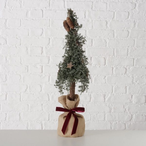 ΔΕΝΤΡΑΚΙ ΣΕ ΒΑΣΗ ΠΟΥΓΚΙ Tresella ,H 78cm,W 19cm,L 19cm ΠΡΑΣΙΝΟ GLITTER ΚΟΥΚΟΥΝΑΡΙ ΞΥΛΙΝΑ ΑΣΤΕΡΙΑ ΚΟΚ.ΦΙΟΓΚΟΣ