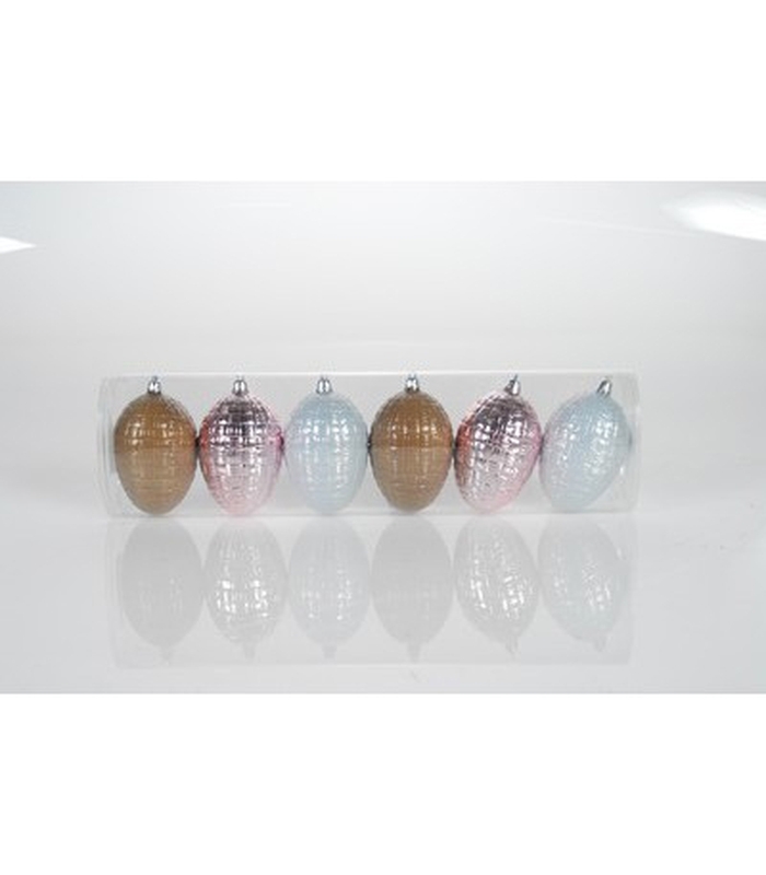 SET/6 ΠΟΛΥΧΡ.ΑΥΓΑ ΣΤΟΛΙΔΙΑ ΜΕ ΥΦΗ ΠΛΕΞΗΣ ΣΕ PET ΘΗΚΗ 90MM
