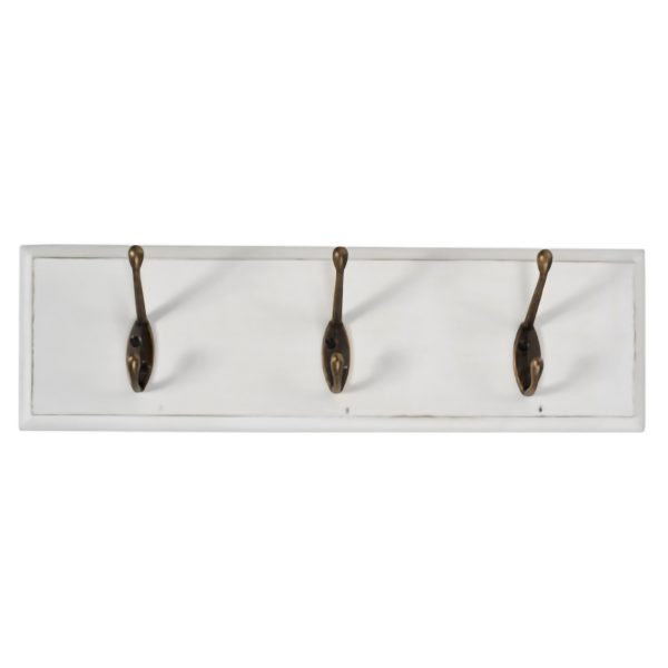 ΚΡΕΜΑΣΤΡΑ 40X12 CM ΕΠΙΤΟΙΧΙΑ ANTIQUE ECRU ΜΕ 3 ΑΓΚΙΣΤΡΑ