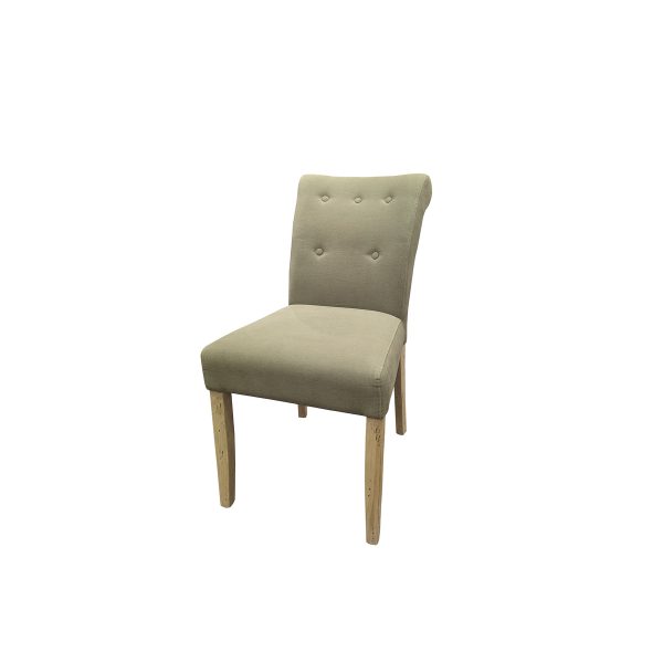 ΚΑΡΕΚΛΑ 50X72X92 CM CAMBRIDGE ΜΕ ΚΟΥΜΠΙΑ ΥΦΑΣΜΑ LINEN SHITAKE ΠΟΔΙΑ VIEUX BOIS