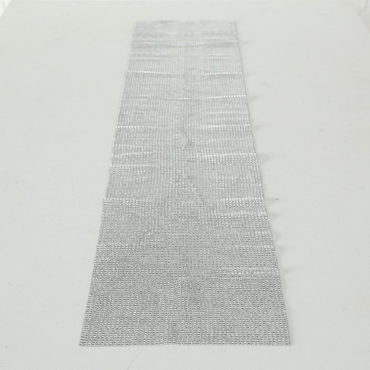 ΤΡΑΒΕΡΣΑ ΤΡΑΠΕΖΙΟΥ Glamour ΑΣΗΜΙ ΜΕ STRASS 25X150cm