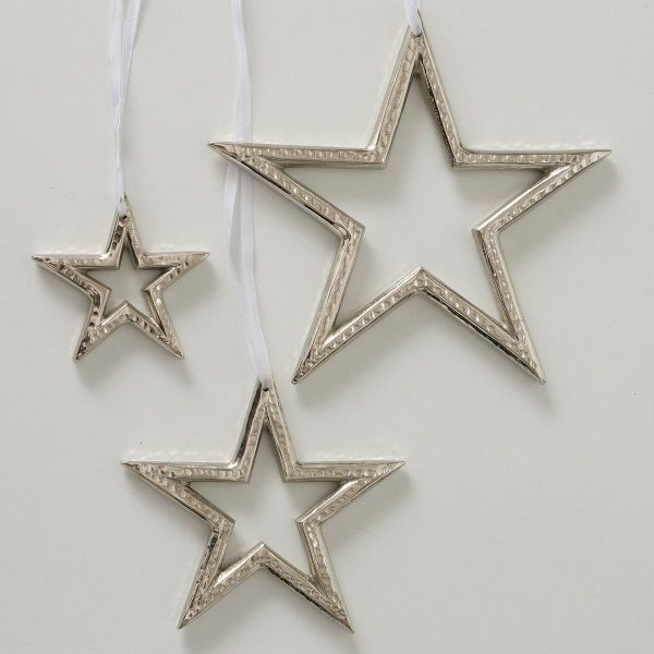 ΣΤΟΛΙΔΙ ΑΣΤΕΡΙ Set/3 Taumi L10-22cm H1cm ΑΣΗΜΙ ΑΛΟΥΜΙΝΙΟ