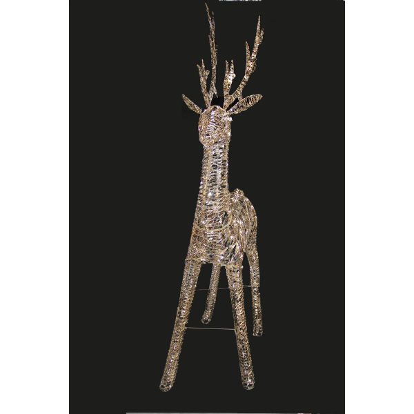 ΤΑΡΑΝΔΟΣ ΦΙΓΟΥΡΑ 3D 270cm 5200 LED ΧΡΥΣΟΣ ΜΕΤΑΛΛΙΚΟΣ