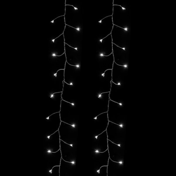 ΦΩΤΑΚΙΑ IVY 200LED/4,5M, 12V/IP20 ΕΣΩΤΕΡΙΚΟΥ ΧΩΡΟΥ, ΑΣΗΜΙ ΣΥΡΜΑ ΘΕΡΜΟ ΛΕΥΚΟ ΦΩΣ 4Μ ΔΙΑΦ.ΚΑΛΩΔΙΟ, ΜΕΤΑΣΧΗΜΑΤΙΣΤΗΣ 3,6VA