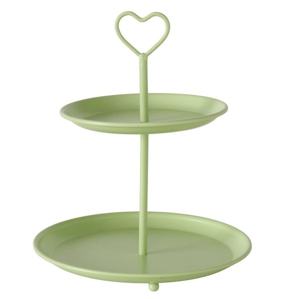 ΠΙΑΤΕΛΑ ΔΙΠΛΗ ΠΡΑΣΙΝΟ Posita, H25cm D21cm ΜΕΤΑΛΛΟ