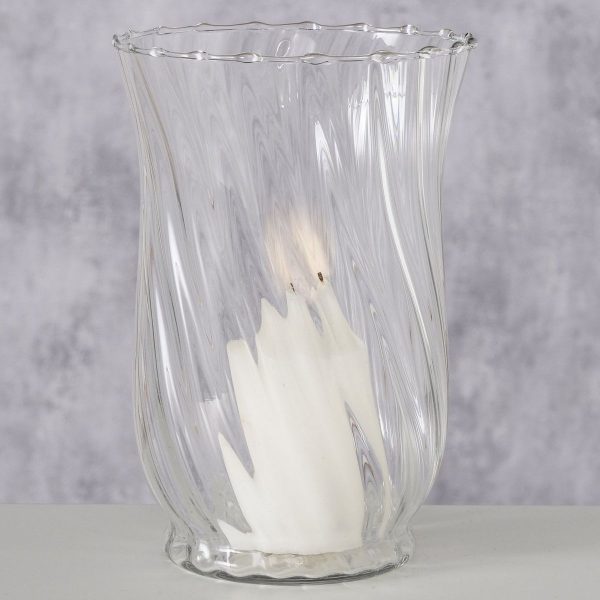 ΒΑΖΟ Louna ΔΙΑΦΑΝΕΣ ΓΥΑΛΙ H20cm D14cm