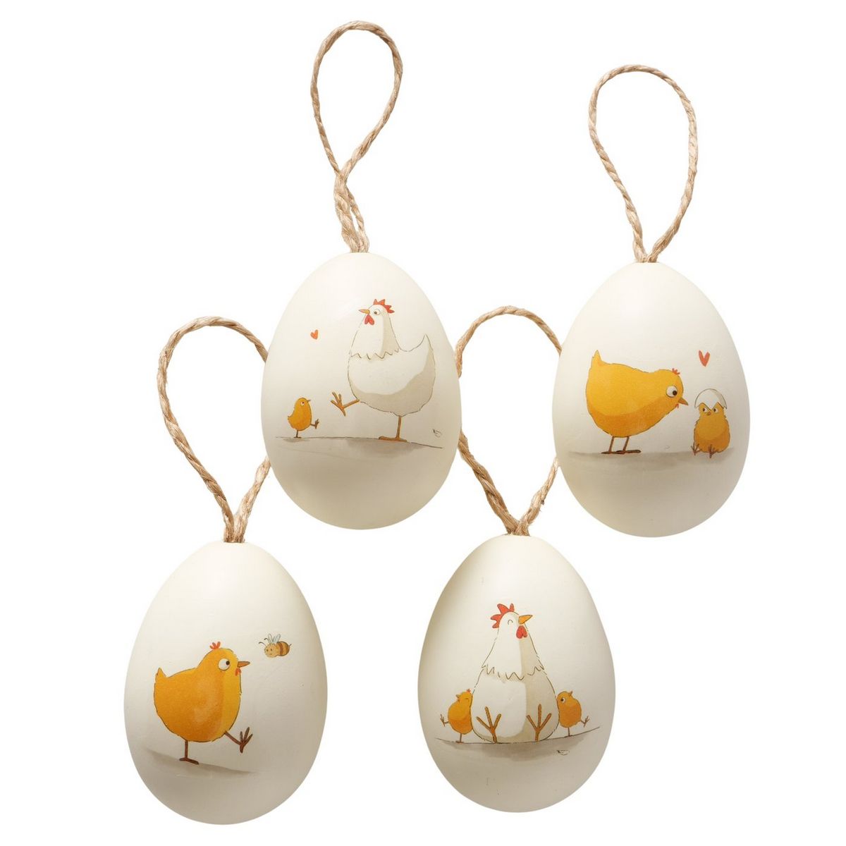 ΣΤΟΛΙΔΙ Set/4 ΣΧΕΔΙΟ ΚΟΤΑ Henny ΛΕΥΚΟ ΚΙΤΡΙΝΟ H6cm