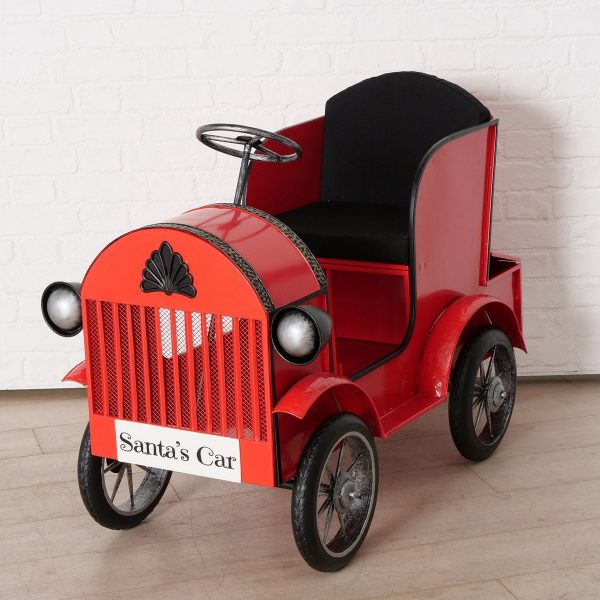ΑΥΤΟΚΙΝΗΤΟ (LIFE SIZE) ΔΙΑΚΟΣΜ Chevy 106 Χ 60 Χ 80cm ΚΟΚΚΙΝΟ ΜΑΥΡΟ ΜΕΤΑΛΛΟ