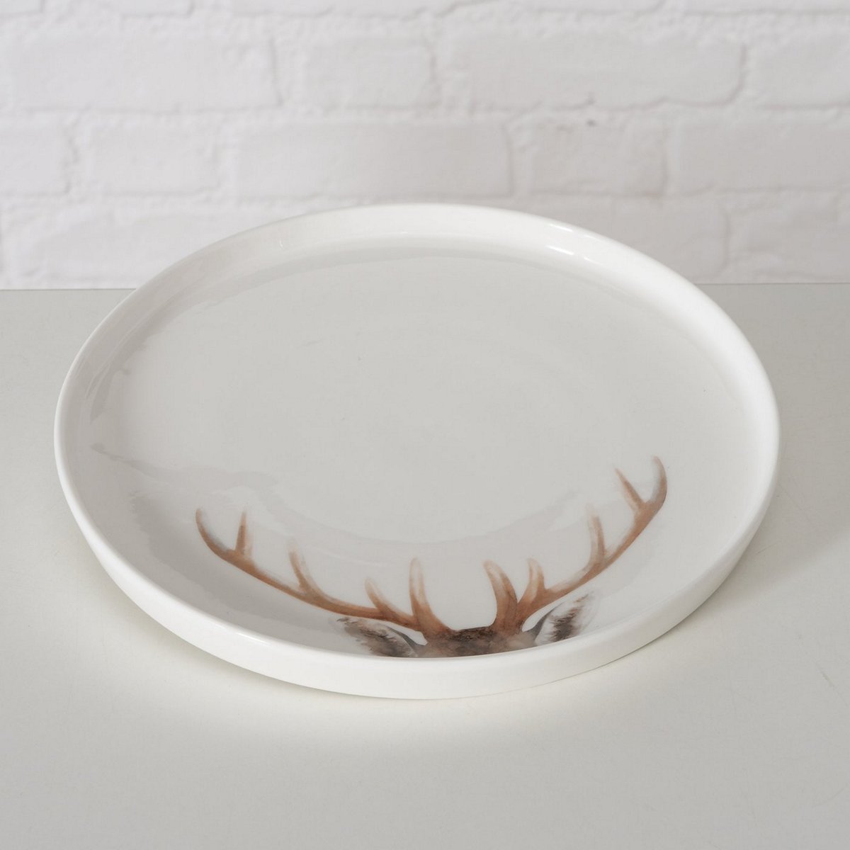 ΠΙΑΤΟ Aspen ΣΧΕΔΙΟ ΤΑΡΑΝΔΟΣ D21cm New Bone ΚΕΡΑΜΙΚΟ Dishwasher proof