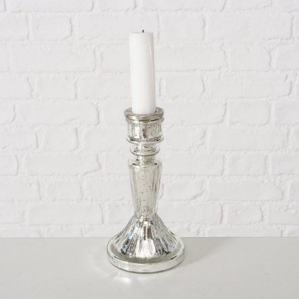ΚΗΡΟΠΗΓΙΟ Chrystal H16cm D8cm ΑΣΗΜΙ ΓΥΑΛΙ