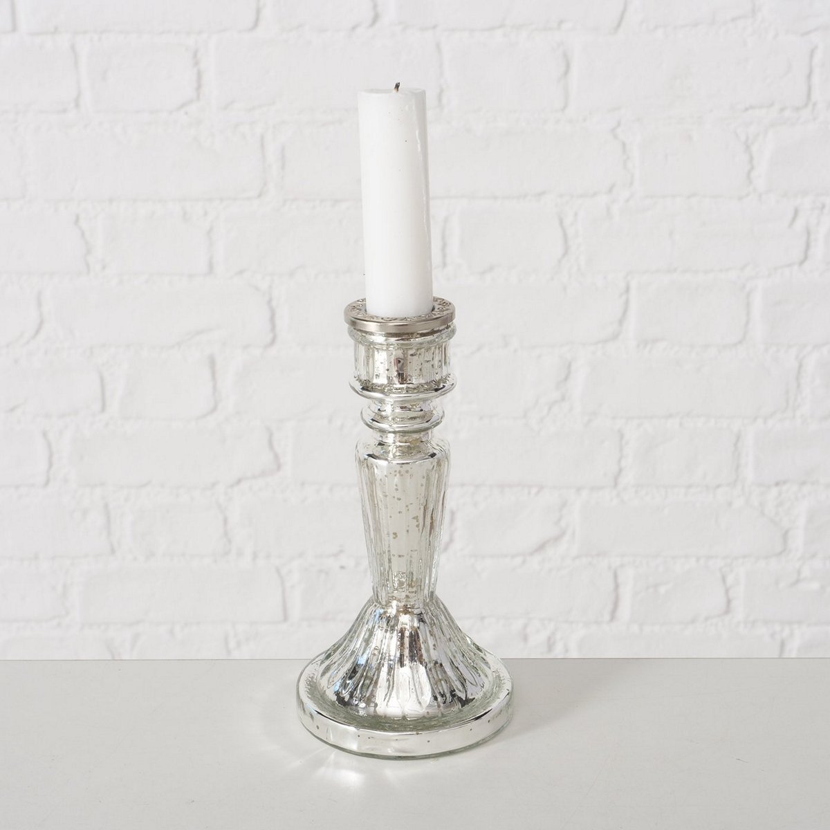 ΚΗΡΟΠΗΓΙΟ Chrystal H16cm D8cm ΑΣΗΜΙ ΓΥΑΛΙ