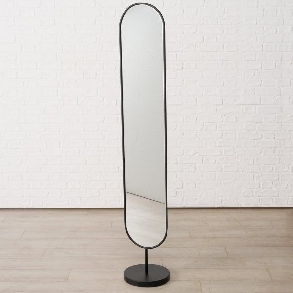 ΚΑΘΡΕΠΤΗΣ ΣΕ ΒΑΣΗ Orion ΜΕΤΑΛΛΟ ΜΑΥΡΟ 30Χ30Χ172cm