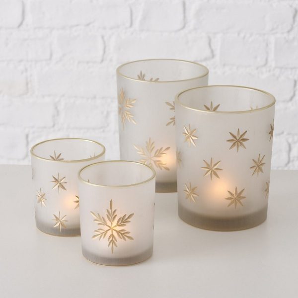 ΚΗΡΟΠΗΓΙΟ 2/ass Set/2 Stellina ΛΕΥΚΟ ΜΕ ΑΣΤΕΡΙΑ ΧΡΥΣΑ H8-12cm H7-10cm