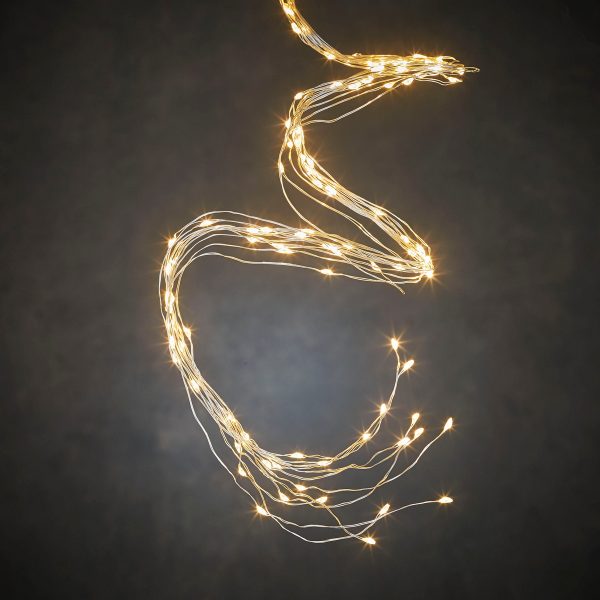 ΦΩΤΑΚΙΑ ΔΕΣΜΗΣ 900led 30 ΣΥΡΜΑΤΑ ΑΣΗΜΙ ΚΛΑΣΣΙΚΟ ΛΕΥΚΟ IP44 L300cm