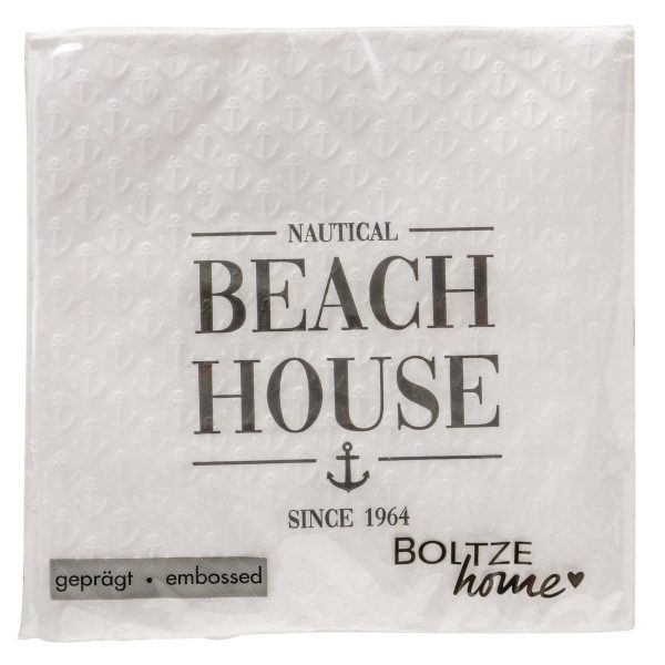 ΧΑΡΤΟΠΕΤΣΕΤΕΣ Nautic BEACH HOUSE ΑΣΠΡΟΜΑΥΡΟ ΧΑΡΤΙ