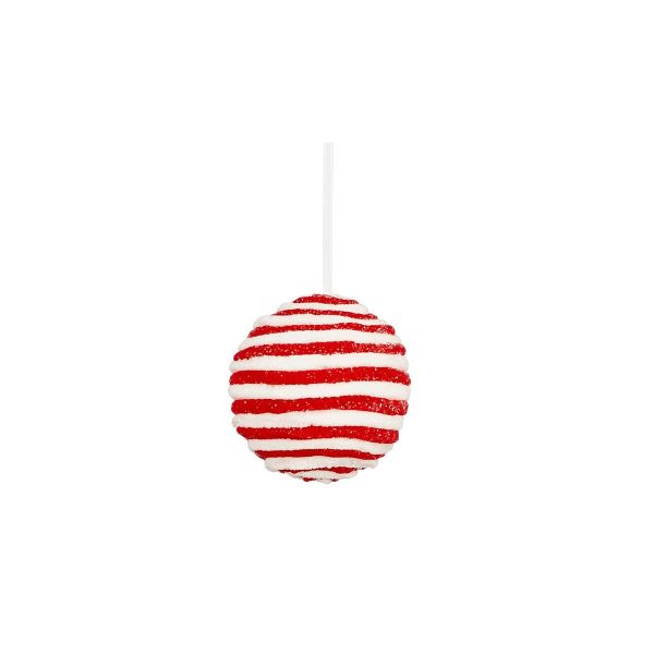ΣΤΟΛΙΔΙ ΜΠΑΛΑ ΡΙΓΕ ΚΟΚΚΙΝΟ ΛΕΥΚΟ d10cm polyester