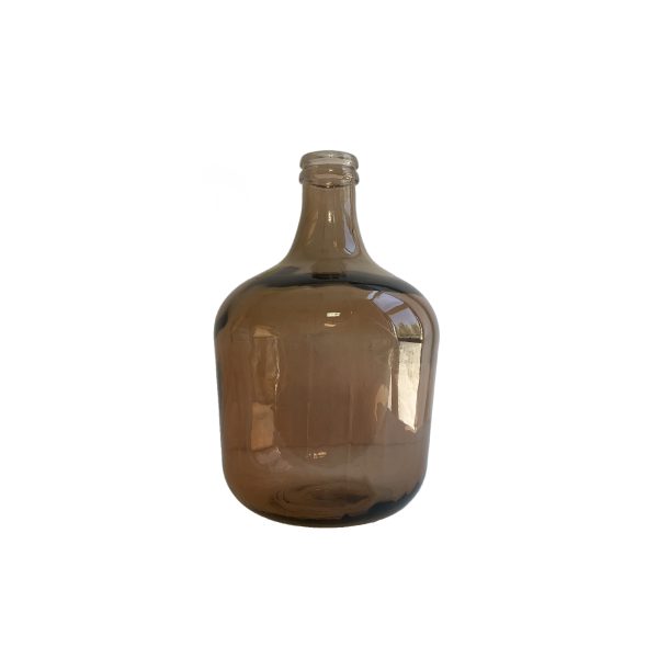 ΒΑΖΟ ΜΠΟΥΚΑΛΙ ΚΑΦΕ ΔΙΑΦΑΝΕΣ VETRO D26 H42cm ΓΥΑΛΙ