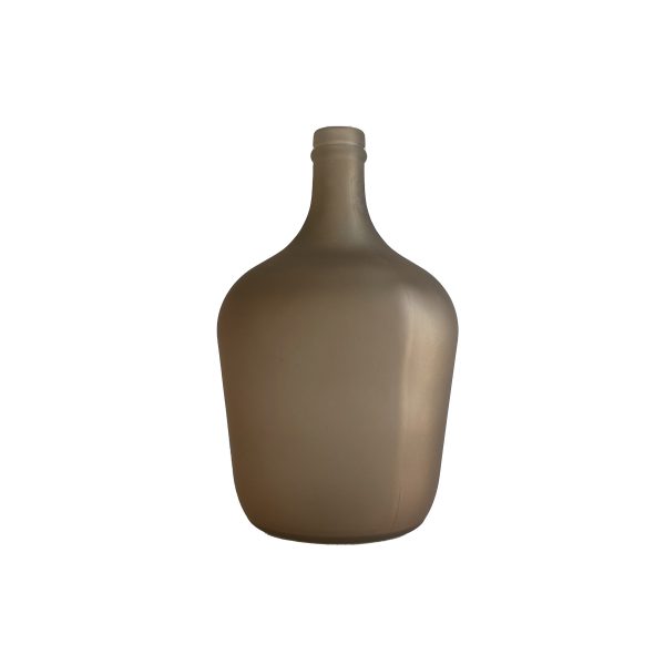 ΒΑΖΟ ΜΠΟΥΚΑΛΙ ΚΑΦΕ ΜΑΤ VETRO LT4 D18 H30cm ΓΥΑΛΙ