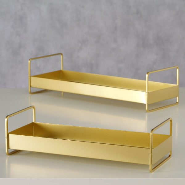 ΔΙΣΚΟΣ ΧΡΥΣΟΣ SET/2  Wolga W 12-14,20 cm ,L 30,3-40cm, H 8,10-10cm ΜΕ ΧΕΡΟΥΛΙ ΜΕΤΑΛΛΙΚΟ ΜΑΤ