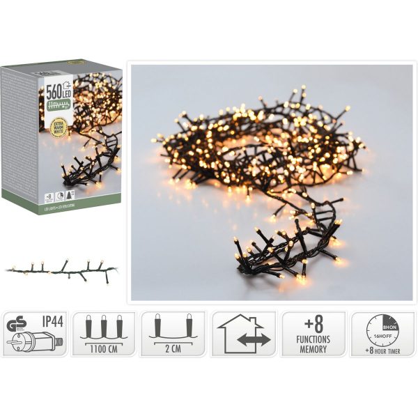 ΦΩΤΑΚΙΑ SNAKE 400 LED EXTRA WARM WHITE , 8,00 ΜΕΤΡΑ   IP 44  ΛΑΜΠΑ 5 mm ADAPTOR 8 ΛΕΙΤΟΥΡΓΙΕΣ CONTROLLER TIMER,3 ΜΕΤΡΑ Π