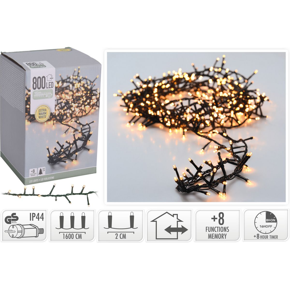 ΦΩΤΑΚΙΑ SNAKE 800 LED EXTRA WARM WHITE