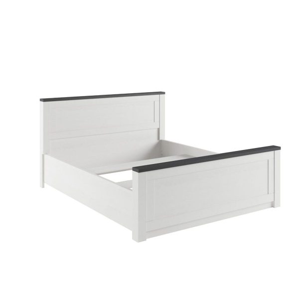 ΚΡΕΒΑΤΙ 90 ΜΟΝΟ (ΣΚΕΛΕΤΟΣ) 100,50/60,50-102/210cm STOCKHOLM 014  SNOW ASH / STAINED OAK ΜΕΛΑΜΙΝΗ (ΠΕΡΙΛΑΜΒΑΝΕΤΑΙ ΟΔΗΓΟΣ ΣΥΝΑΡΜΟΛΟΓΗΣΗΣ)