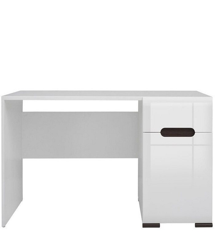 ΓΡΑΦΕΙΟ ΜΕ ΝΤΟΥΛΑΠΙ 120/75/65cm NEW YORK 008 ΛΕΥΚΟ ΓΥΑΛΙΣΤΕΡΟ / WENGE MAGIC ΜΕΛΑΜΙΝΗ (ΠΕΡΙΛΑΜΒΑΝΕΤΑΙ ΟΔΗΓΟΣ ΣΥΝΑΡΜΟΛΟΓΗΣΗΣ)