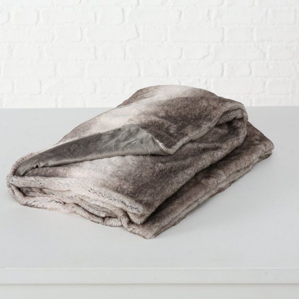 ΚΟΥΒΕΡΤΑ/ΡΙΧΤΑΡΙ 200Χ150 CM ΓΟΥΝΑ KANNINGEN POLYESTER GREY