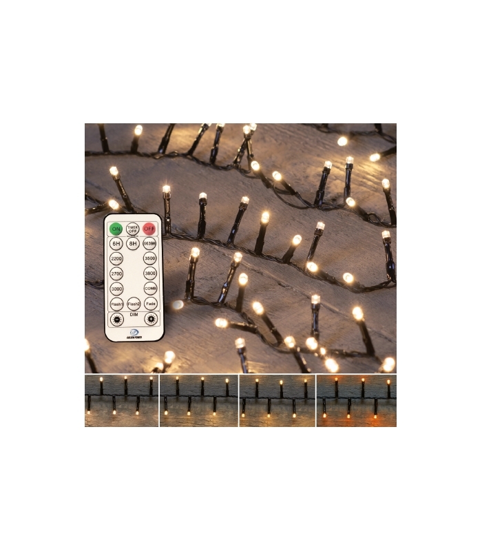 ΦΩΤΑΚΙΑ COLOUR TEMPERATURE CONTROL 500LED/12M ΕΞΩΤ.ΧΩΡΟΥ ΤΗΛΕΧΕΙΡΙΣΤΗΡΙΟ (ON/OFF/ MULTI TIMER / DIMMER / 2200/2700/3000/