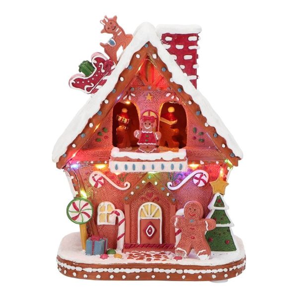 ΣΠΙΤΙ ΖΑΧΑΡΩΤΟ Candy LED animated Battery order 16x12,5x20,5cm