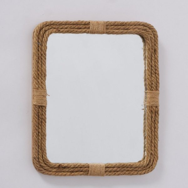 ΚΑΘΡΕΠΤΗΣ Nodo 25X31X2cm ΦΥΣΙΚΟ MDF, Jute