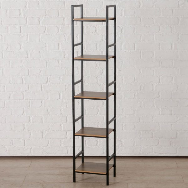 ΡΑΦΙΕΡΑ Lagos, 29Χ24Χ140cm, MDF, Iron ΜΕΤΑΛΛΟ