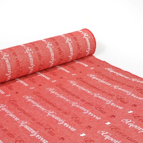 ΥΦΑΣΜΑ 50CMX5M ΛΟΝΕΤΑ LABELS - ΚΟΚΚΙΝΟ